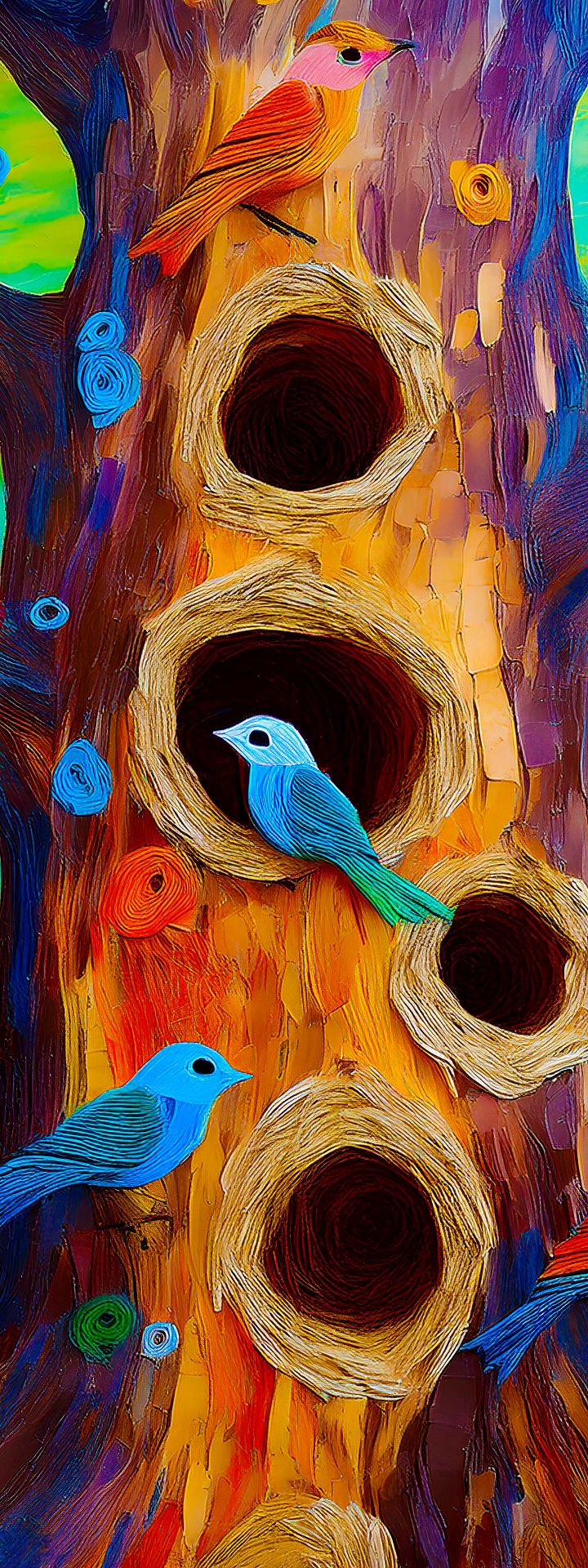 Birds In Tree 1